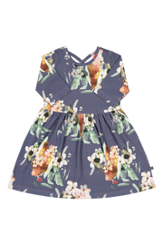 Cross Dress 3/4 sleeve Blue Blossom