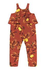 Oasis Jumpsuit, Amber Orange 74-80cm