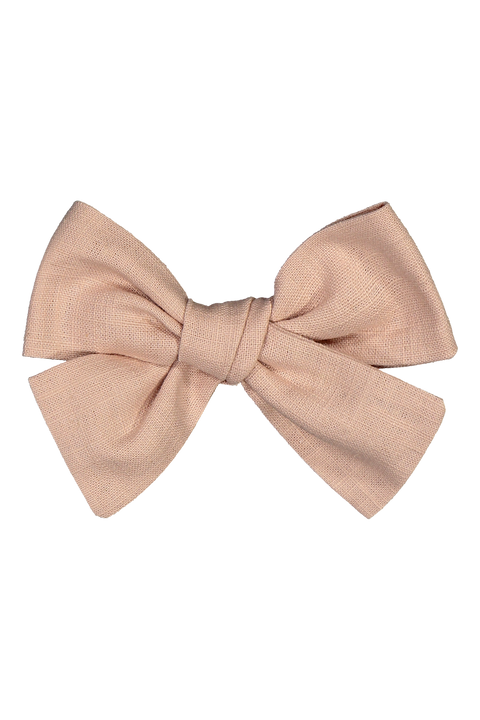 Linen Bow, Dusty pink