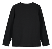 Henley Shirt Ls Black, 134-140cm