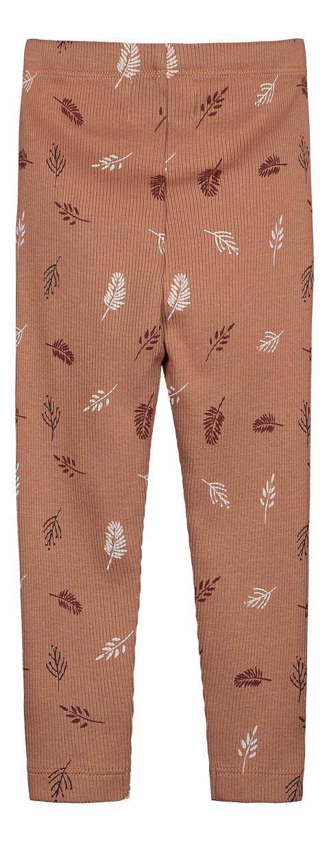 Rib Leggings, Soft Petals